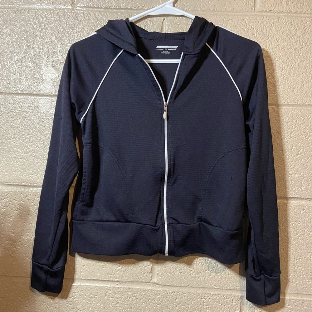 Jockey sport cropped lightweight hoodie size small